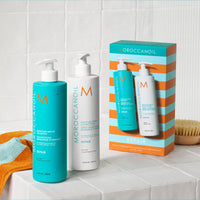 Moroccanoil Duo Repair Shampoo and Conditioner מרוקן אויל מארז שמפו ומרכך לשיקום השיער
