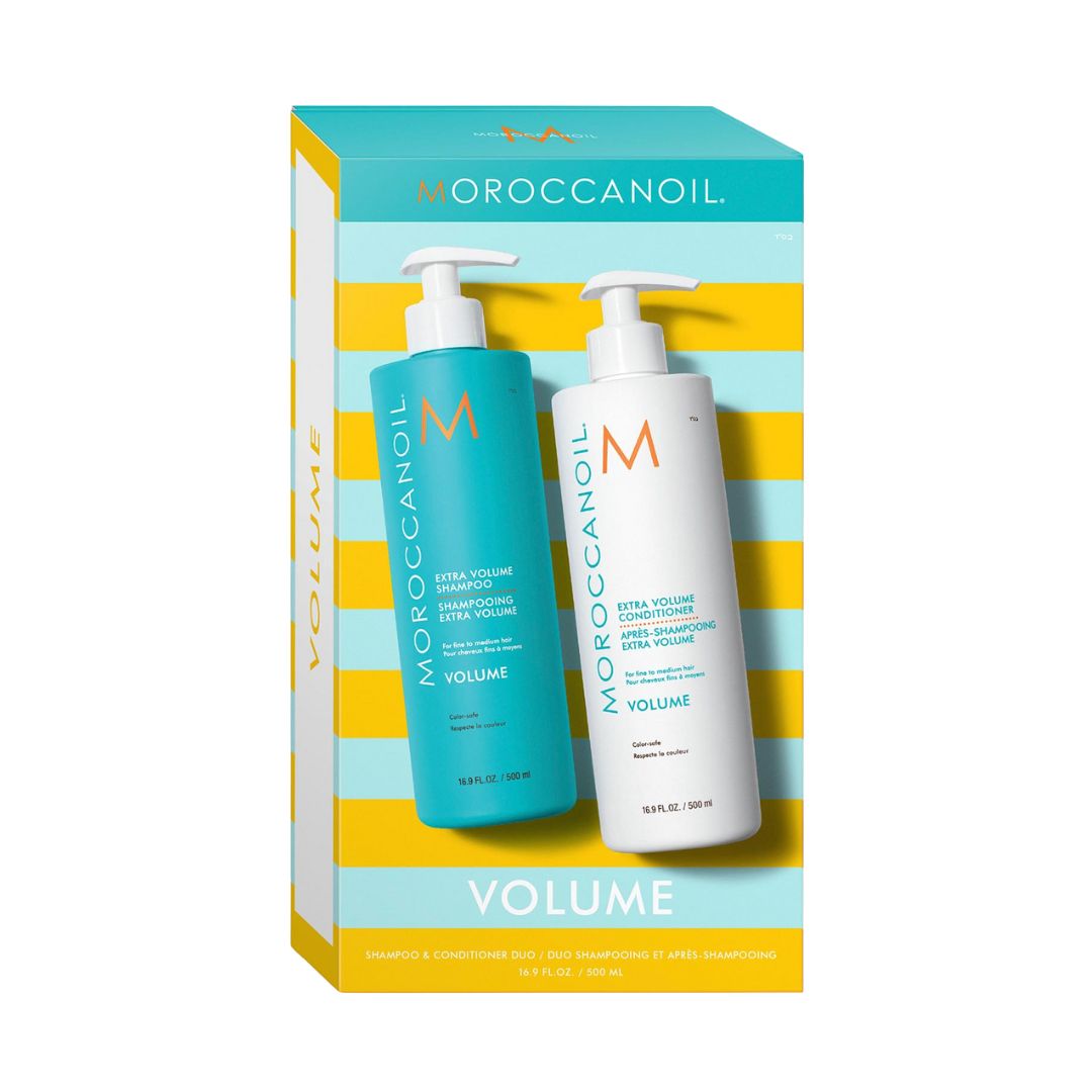 Moroccanoil Duo Volume Shampoo and Conditioner מרוקן אויל מארז שמפו ומרכך להענקת נפח
