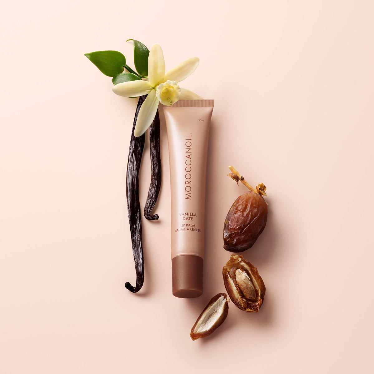 Moroccanoil Lip Vanilla Date מרוקן אויל ליפ באלם וניל ותמרים