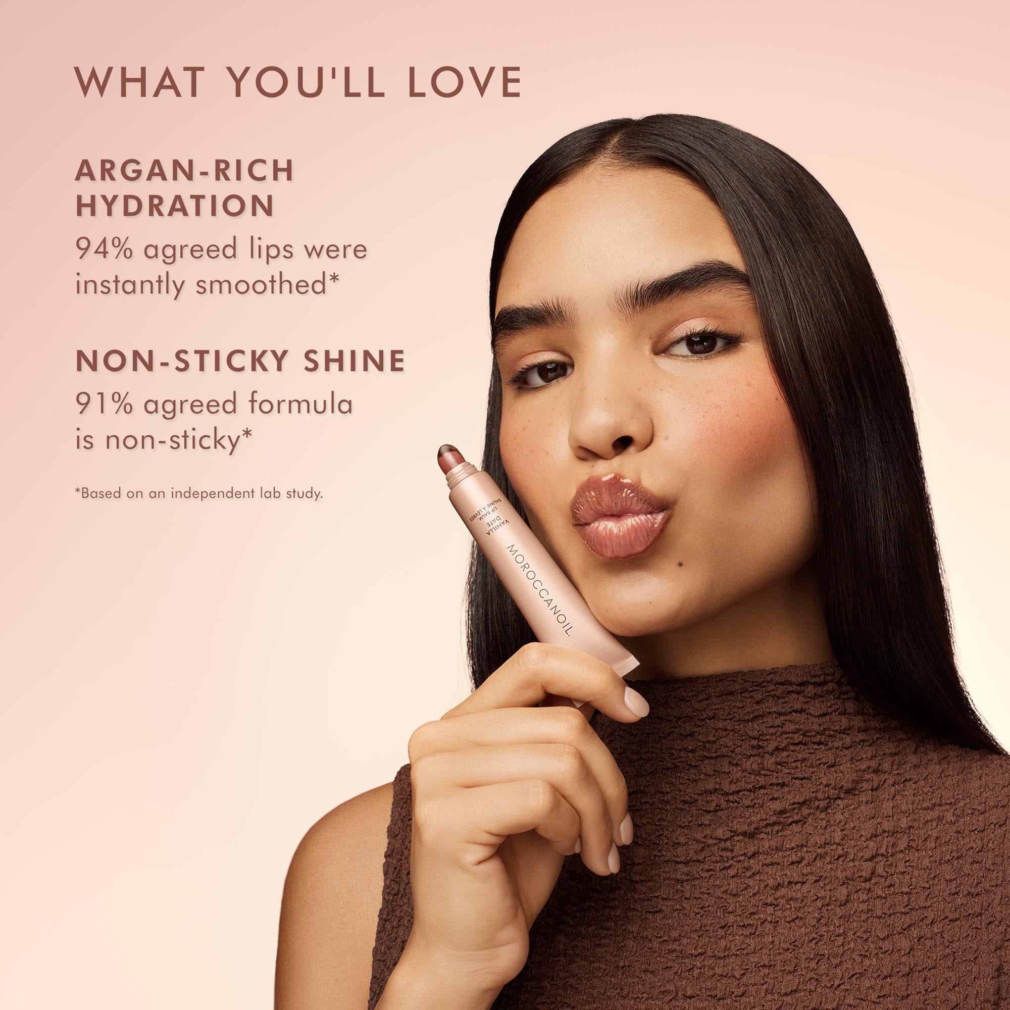 Moroccanoil Lip Vanilla Date מרוקן אויל ליפ באלם וניל ותמרים