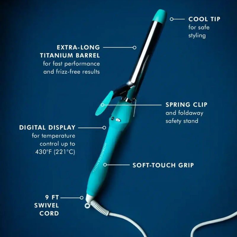 Moroccanoil Titanium Curling Iron מרוקן אויל מסלסל שיער טיטנים מקצועי מושלם