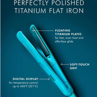 Moroccanoil  Titanium Flat Iron מרוקן אויל מחליק טיטניום מקצועי לברק מושלם