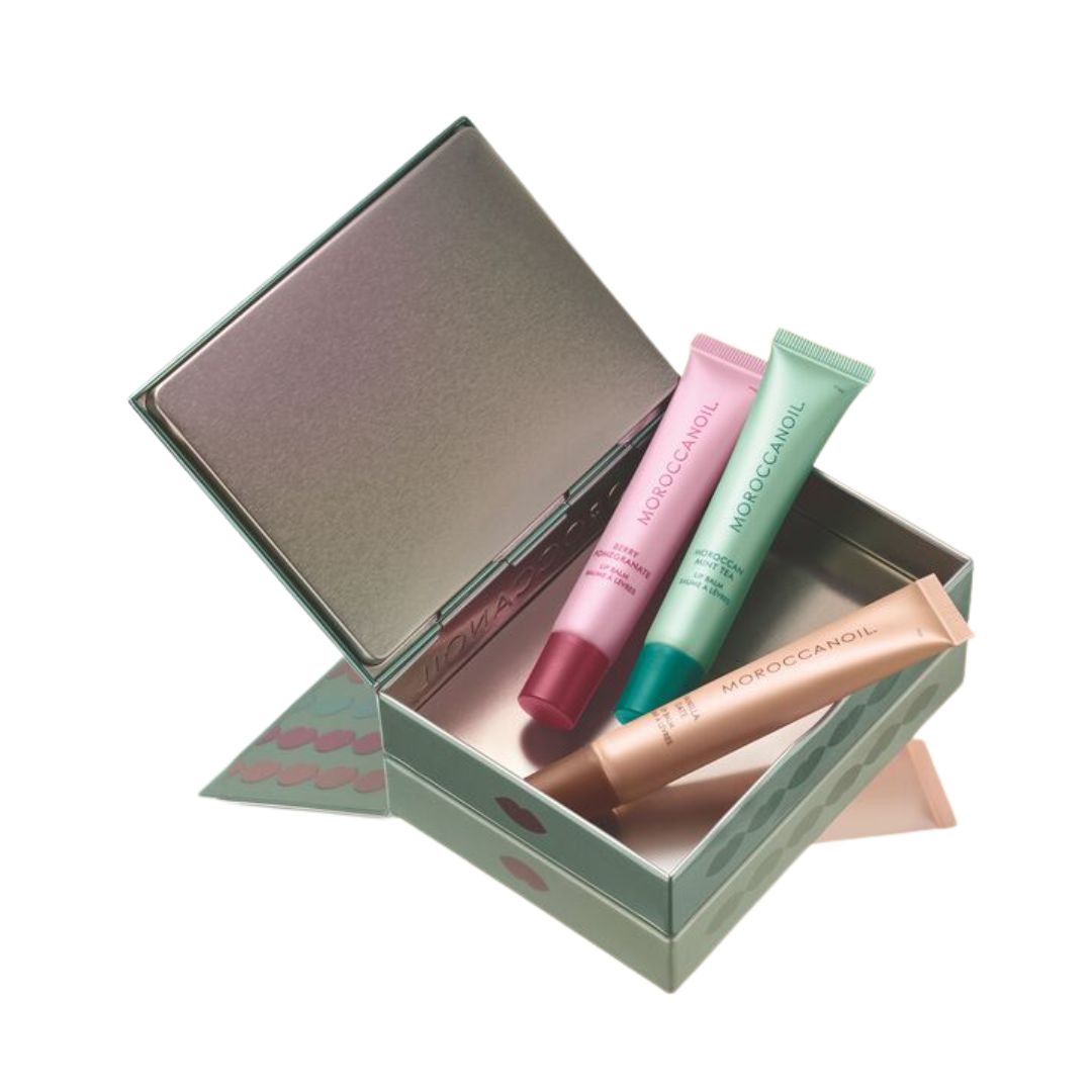 Moroccanoil Lip Balm Trio מרוקן אויל מארז שלישיית שפתונים ליפ באלם