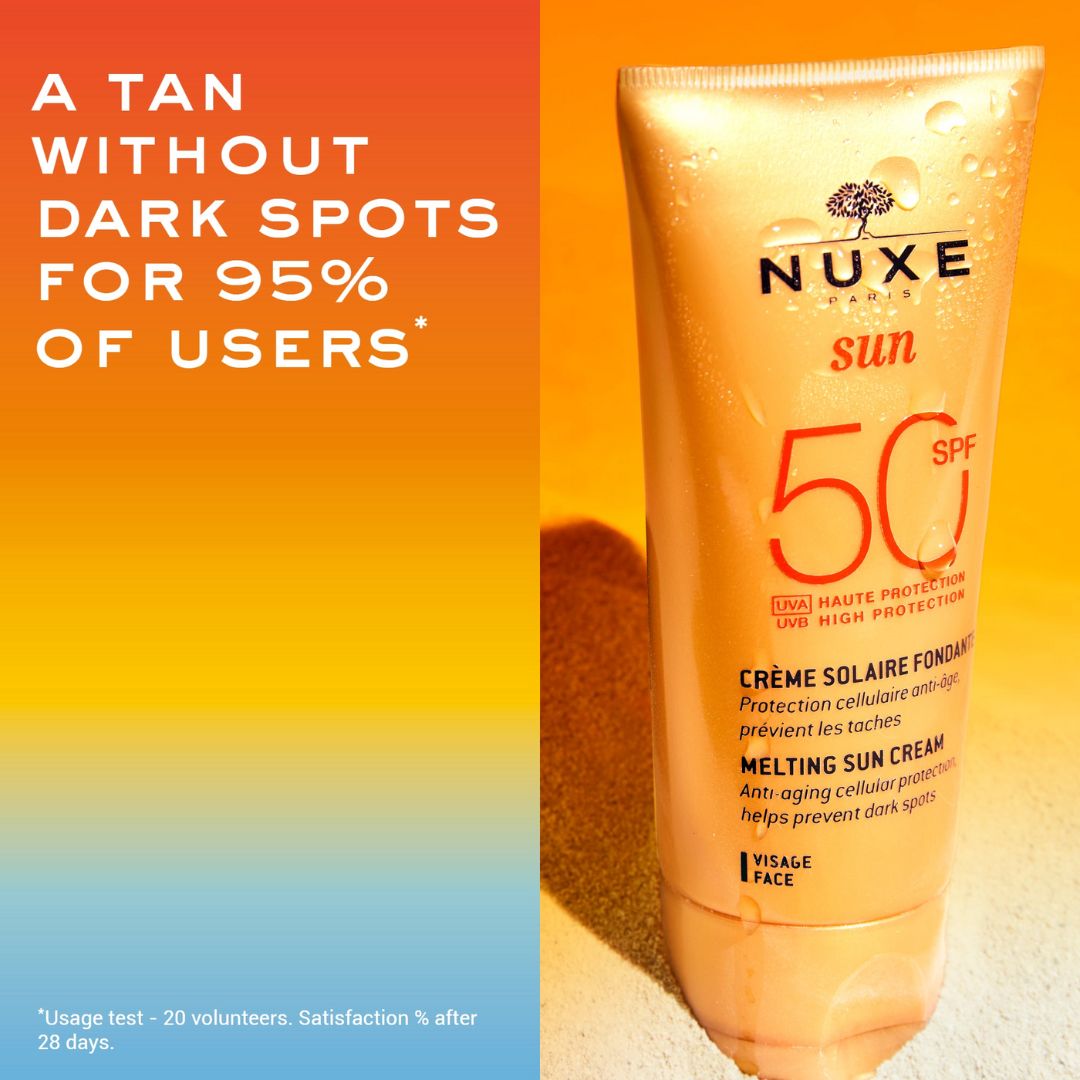 Nuxe Melting Cream High Protection SPF 50 נוקס קרם פנים להגנה מהשמש