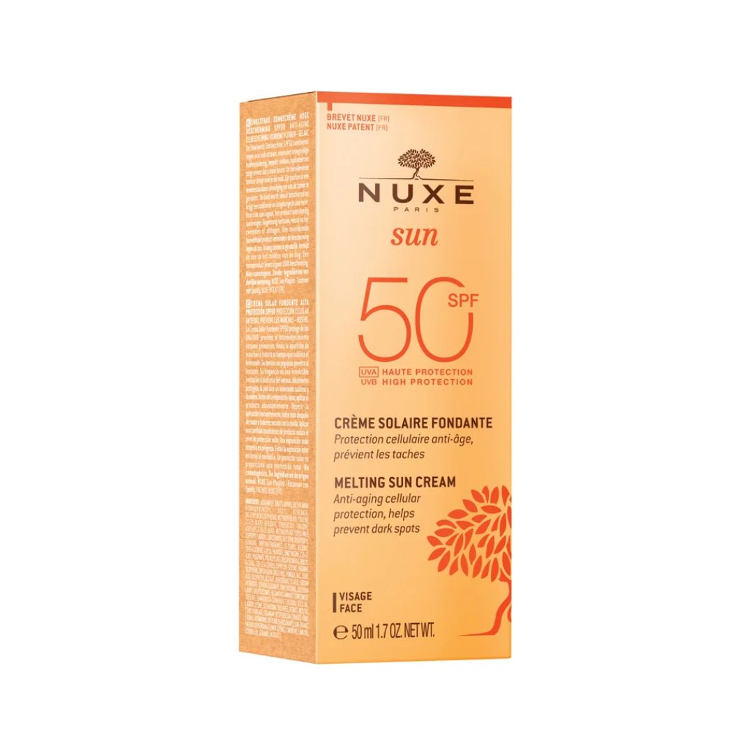 Nuxe Melting Cream High Protection SPF 50 נוקס קרם פנים להגנה מהשמש