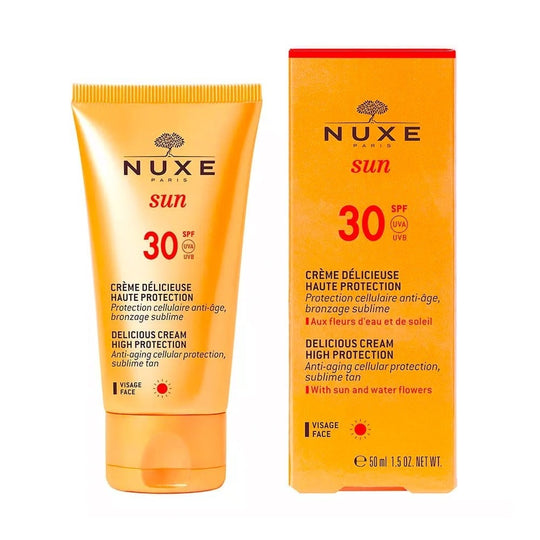 Nuxe Melting Sun Cream SPF 30 נוקס קרם פנים להגנה מהשמש