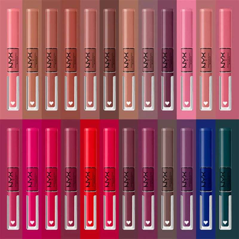 NYX Professional Shine Loud ניקס שפתון נוזלי שיין לאוד דו צדדי
