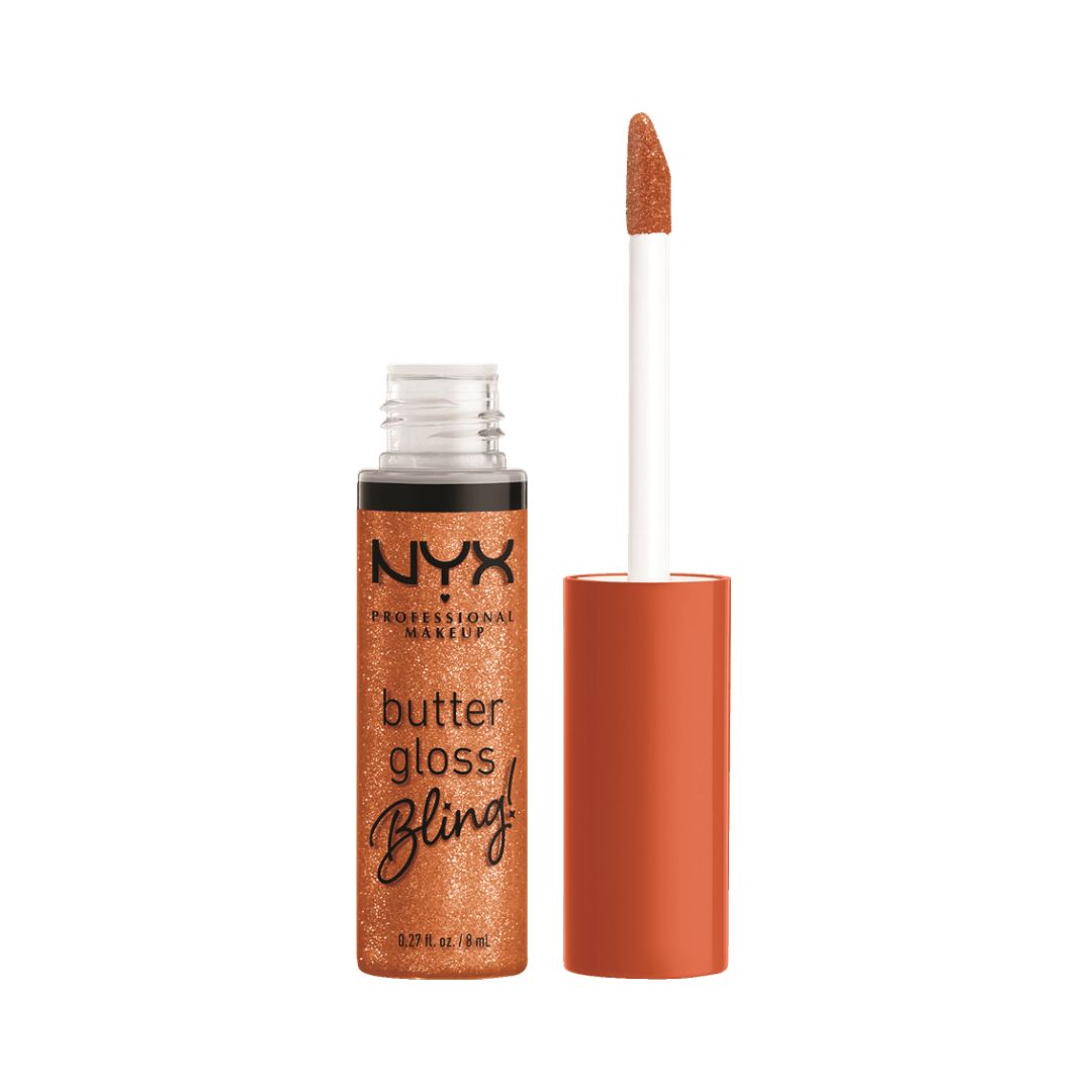 NYX Professional Butter Lip Gloss Bling ניקס באטר ליפגלוס מעניק גימוק מבריק