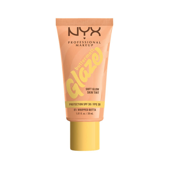 NYX Professional Makeup Buttermelt Glaze SPF 40 ניקס מייקאפ טינט באטרמלט גלייז לחות וגלואו