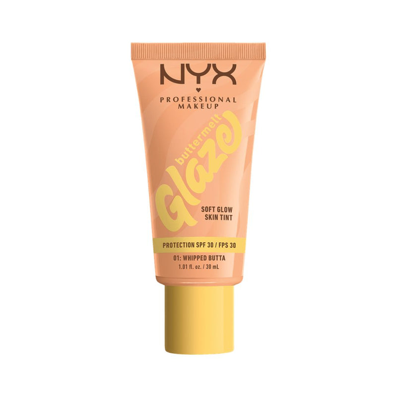 NYX Professional Buttermelt Glaze SPF 40  ניקס מייקאפ טינט באטרמלט גלייז לחות וגלואו