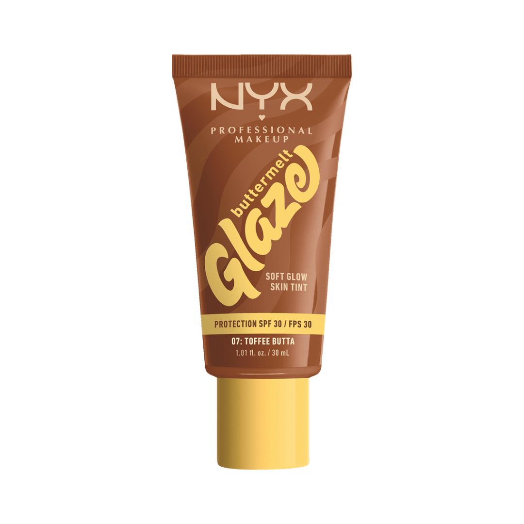 NYX Professional Buttermelt Glaze SPF 40  ניקס מייקאפ טינט באטרמלט גלייז לחות וגלואו