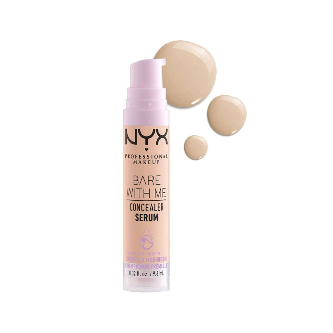 NYX Professional Bare With Me Concealer Serum  ניקס קונסילר סרום באר וויז מי המעניק לחות עד 24 שעות