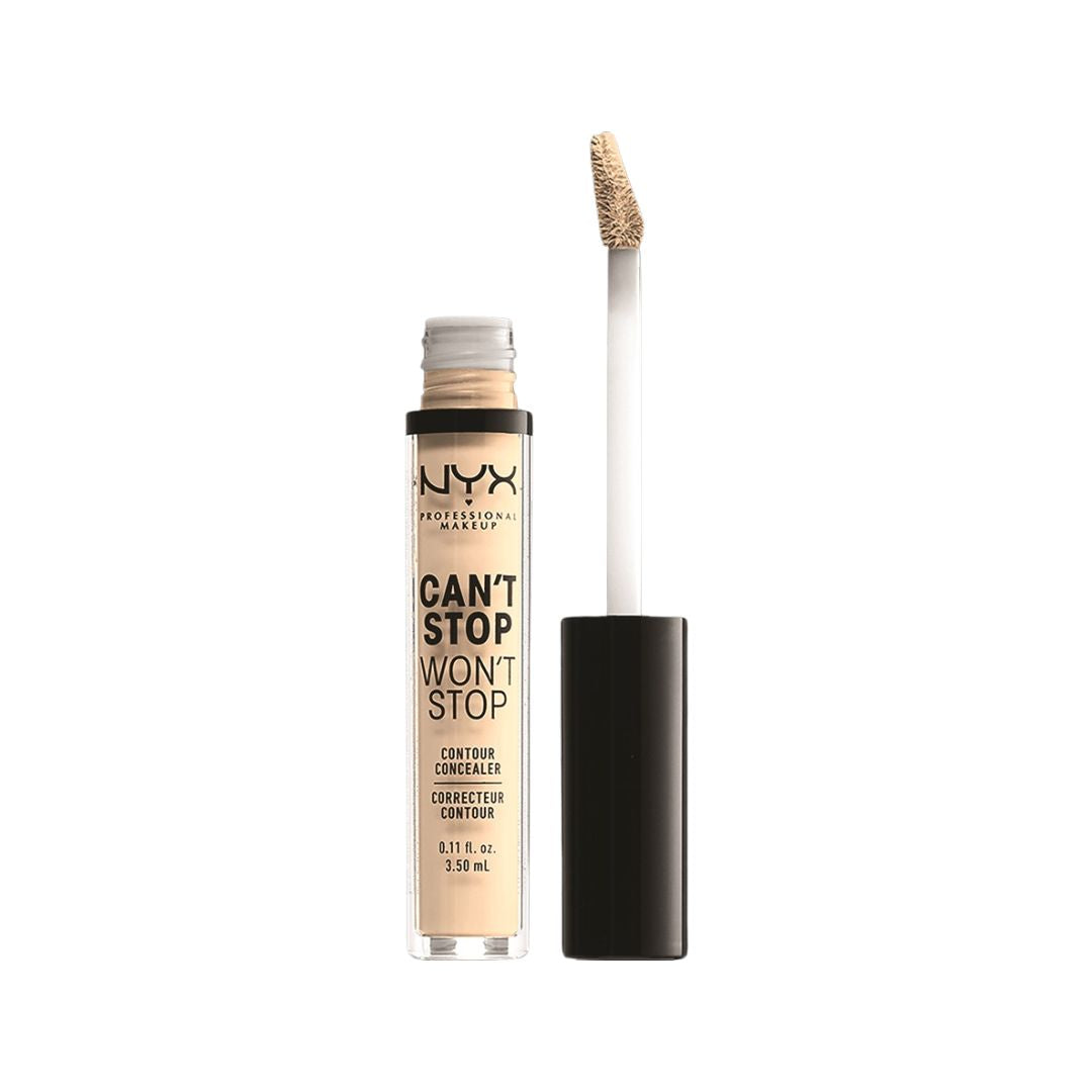 NYX Professional Can't Stop Won't Stop Concealer ניקס קונסילר מעניק כיסוי מלא