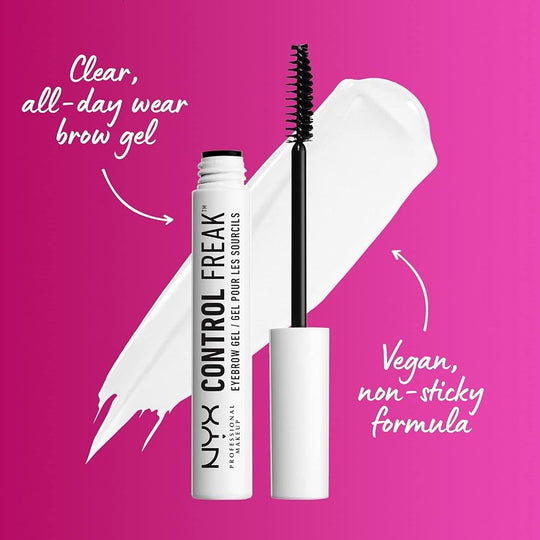 NYX Professional Makeup Control Freak Eye Brow Gel ניקס ג'ל גבות שקוף קונטרול פריק