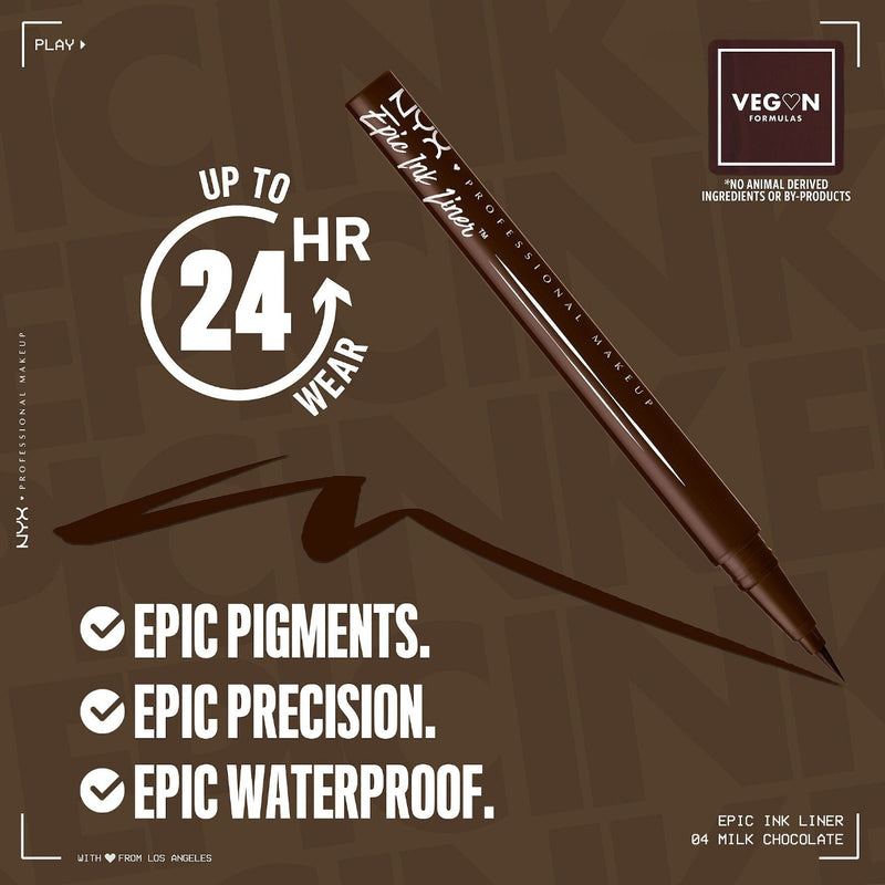 NYX Professional Epic Wear Liner ניקס איילינר נוזלי אפיק אינק עמיד במים