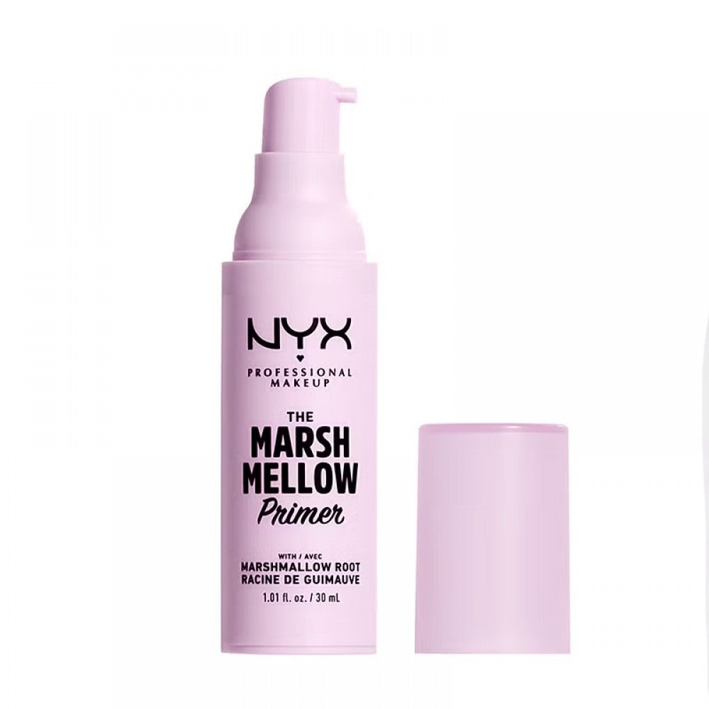 NYX Professional Marshmallow Soothing Primer  ניקס פריימר מעריך את עמידות האיפור