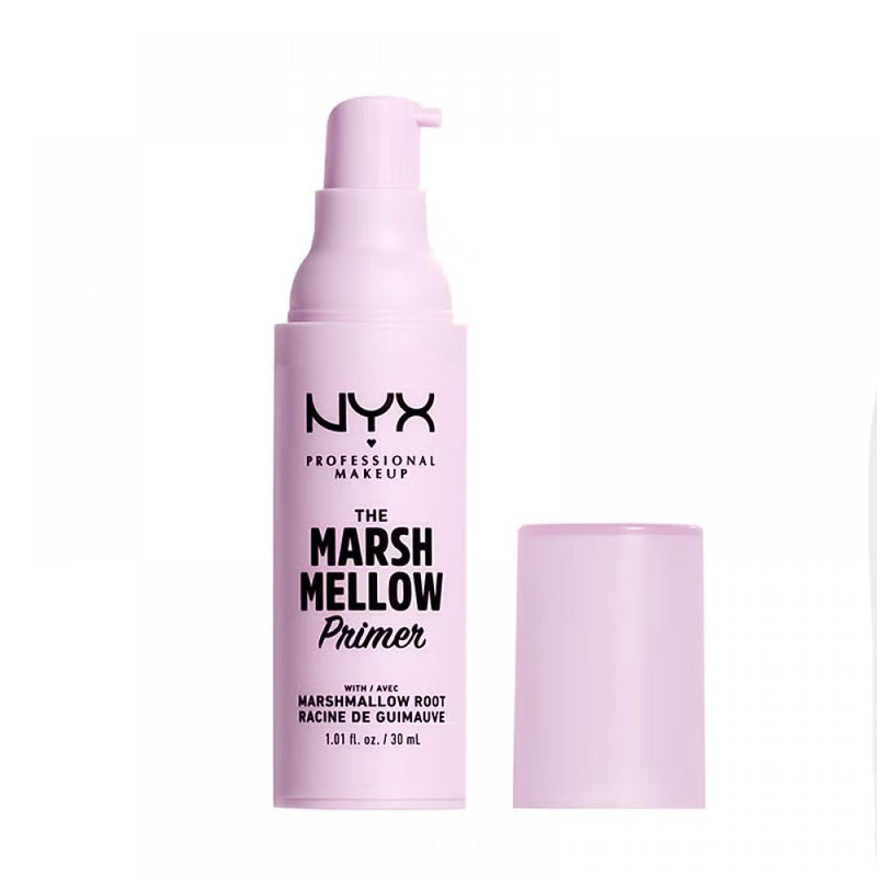NYX Professional Marshmallow Soothing Primer  ניקס פריימר מעריך את עמידות האיפור