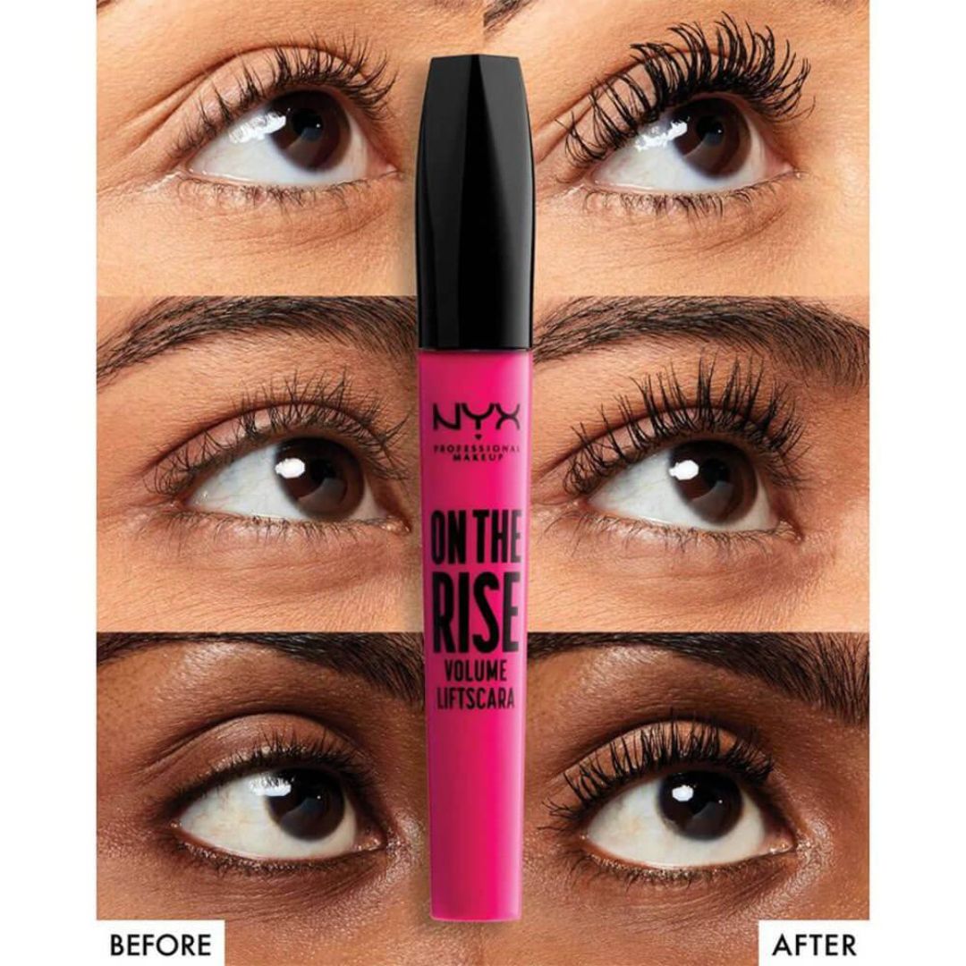 NYX Professional On The Rise ניקס מסקרה און זה רייס לריסים מורמיםו מלאים