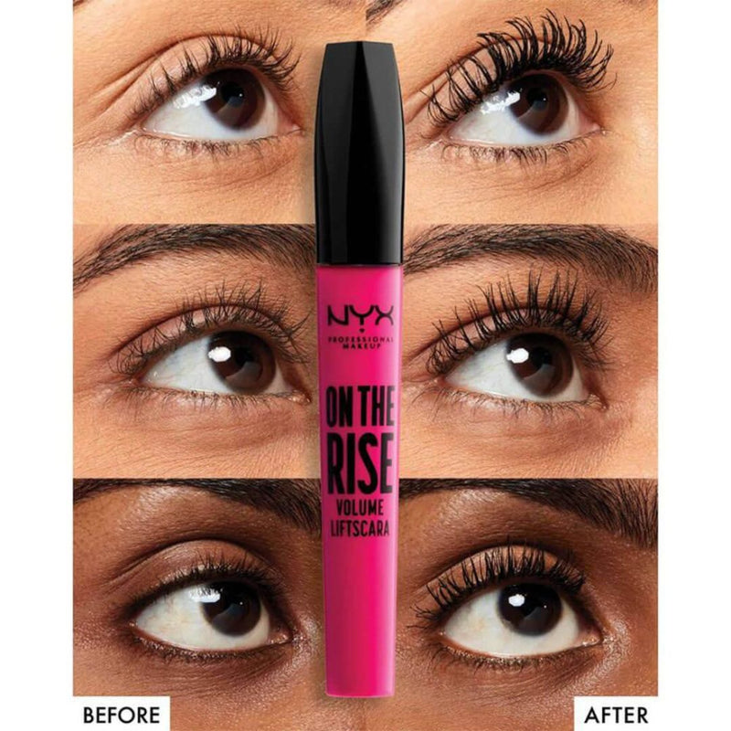NYX Professional On The Rise ניקס מסקרה און זה רייס לריסים מורמיםו מלאים