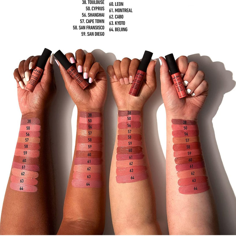NYX Professional Soft Matte Lip Cream ניקס שפתון נוזלי סופט מאט קרמי