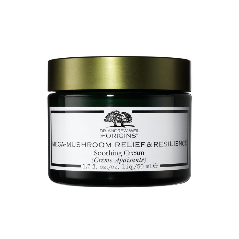 Origins Mega-Mushroom Relief & Resilience Soothing Cream אוריג'נס קרם לחות לחיזוק והרגעת העור