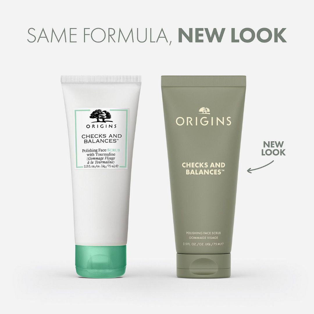 Origins Checks And Balances Polishing Face Scrub אוריג'נס סבון פילינג לפנים המכיל טורמלין