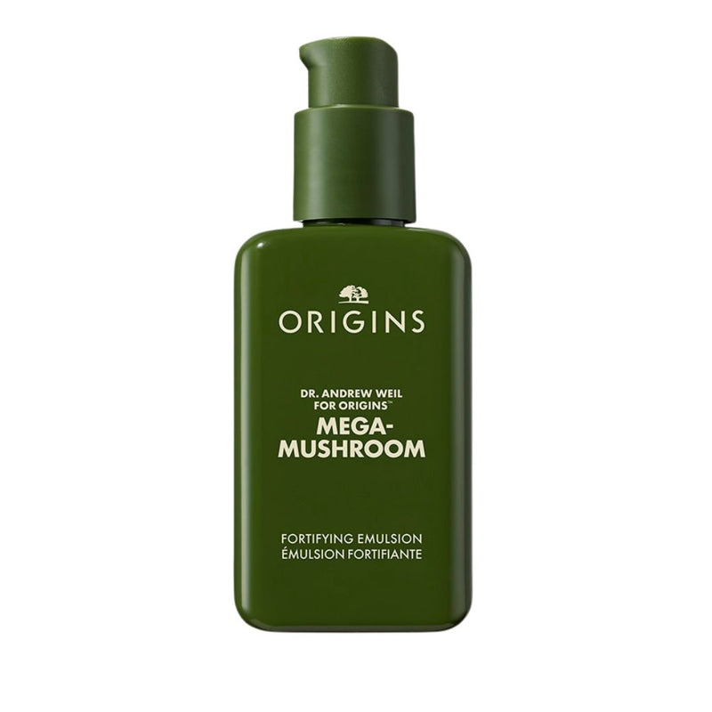 Origins Mega-mushroom Relief & Resilience Fortifying Emulsion 100ml אוריג'נס תחליב לחות לחיזוק העור