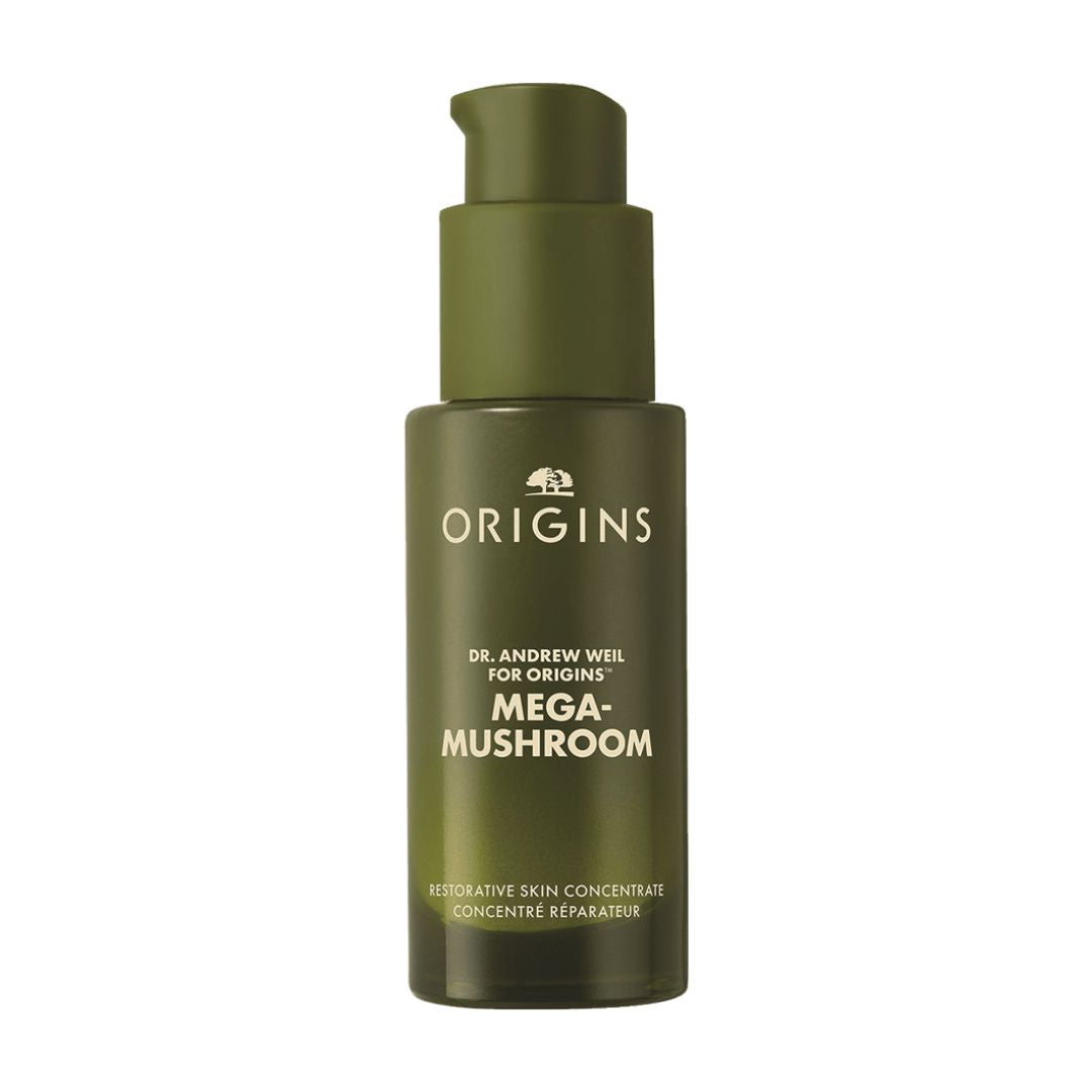 Origins Mega-Mushroom Restorative Skin Concentrate תכשיר מרוכז לשיקום והרגעת העור