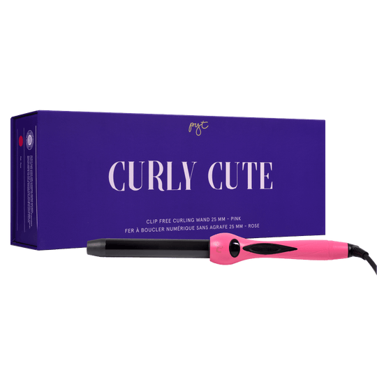 PYT 25mm Curling Iron PYT מסלסל 25 ורוד דיגיטלי-GLAM42