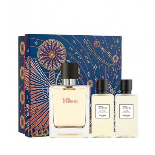 Hermes - Terre D'Hermes EDT For Men 50ML + Shower Gel 40ML + Aftershave Lotion 40ML-GLAM42