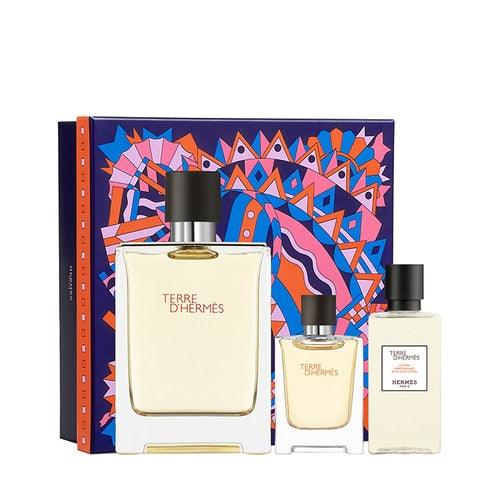 Hermes - Terre D'Hermes 3PCS EDT For Men 100ML + Mini 12.5ML + After Shave Lotion 40ML-GLAM42