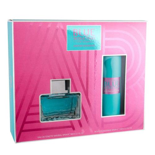 Antonio Banderas - Blue Seduction 2PCS EDT For Women 80ML + Deodorant Spray 150ML-GLAM42