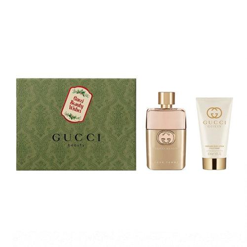 Gucci - Guilty 2PCS EDP For Women 50ML + Body Lotion 50ML-GLAM42