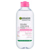 גרנייה  GARNIER MICELLAR CLEANSING WATER 400ML - מי פנים מיסלרים - GLAM42