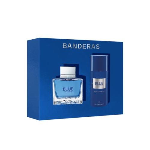 Antonio Banderas - Blue Seduction 2PCS EDT For Men 100ML + Deo Spray 150ML - GLAM42