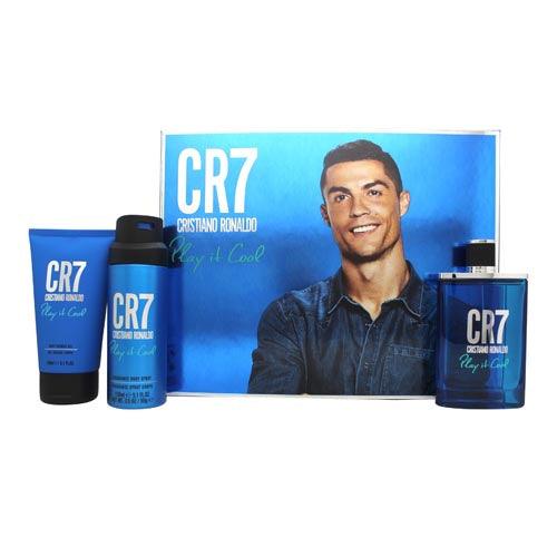 Cristiano Ronaldo - CR7 Play It Cool 3PCS EDT For Men 100ML + SG 150ML + BS 150ML - GLAM42