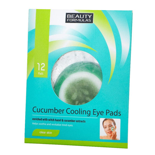 Beauty Formulas רטיות עיניים קרירות על בסיס תמציות מלפפונים-GLAM42