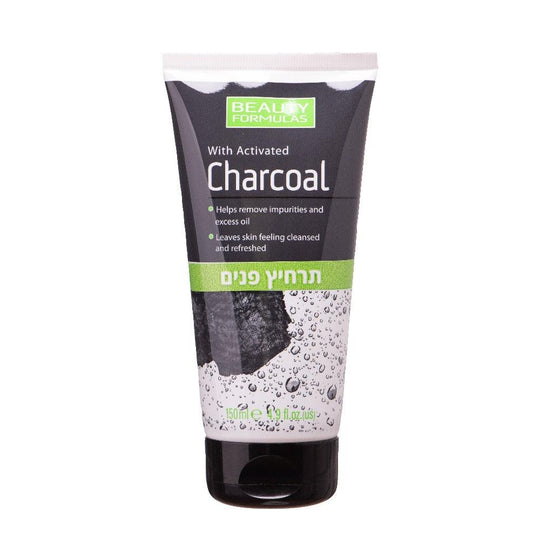 Beauty Formulas תרחיץ דטוקס לפנים בתוספת פחם פעיל-GLAM42