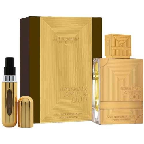 Al Haramain Al Haramain Unisex Amber Oud Gold Edition Edp 200ml+10ml מארז בישום אמבר אוד גולד אדישן יוניסקס-GLAM42