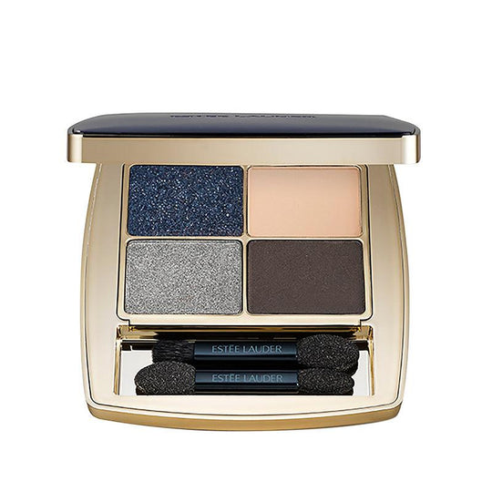 Estee Lauder Envy Luxe Eyeshadow Quad -2 Indigo Night אסתי לאודר ארבע צלליות אבקה יוקרתיות מסדרת פיור קולור-GLAM42