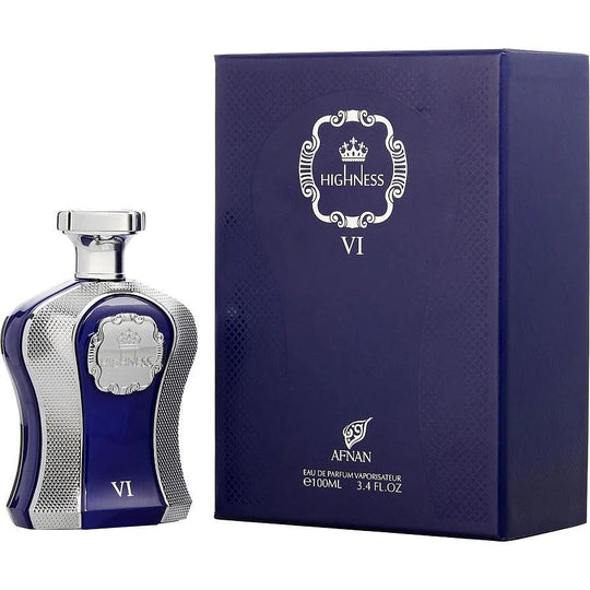 Afnan Highness VI Blue EDP 100ml בושם אפנאן היס היינס בלו יוניסקס-GLAM42