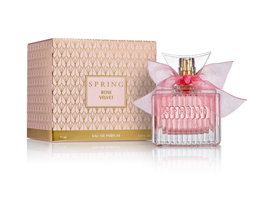 Spring Rose Velvet Edp 75ml ספרינג בושם לאישה-GLAM42