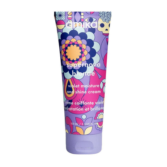 Amika Supernova Blonde Moisture And Shine Cream 100ml אמיקה סופר נובה קרם לחות וברק לשיער בלונדיני-GLAM42