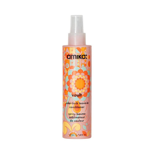 Amika Vault Color Lock 200ml אמיקה ספריי הזנה מגן צבע למניעת דהיית צבע ושמירה על צבע שיער בוהק לאורך זמן-GLAM42