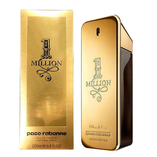 Paco Rabanne- One Million Fragrance for Man Edt 200ml פאקו רבן פרגרנס בושם לגבר-GLAM42