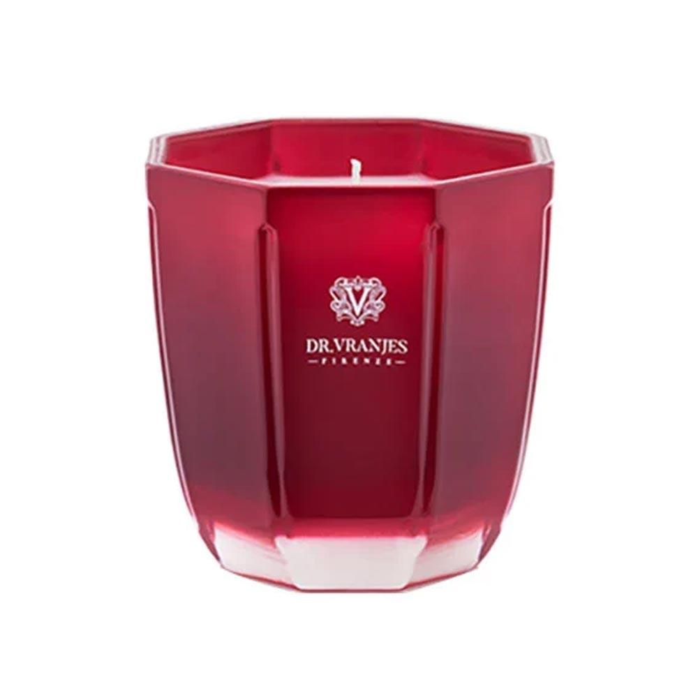 Dr Vrjanes Firenze Rosso Nobile Candle 200Gr Red Tourmaline נר ריחני - GLAM42