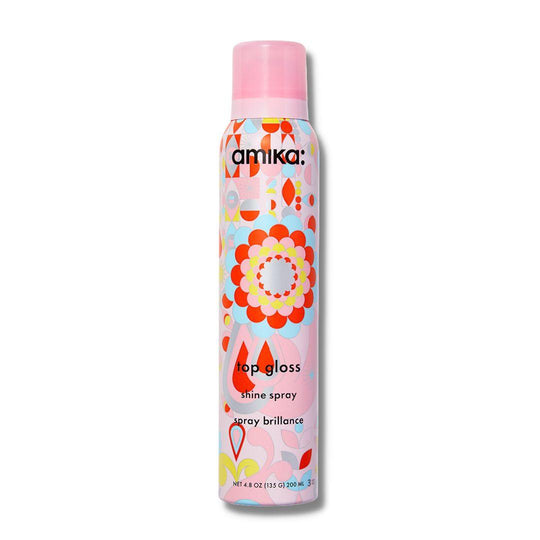 Amika Top Gloss Shine Spray 200ml אמיקה ספריי ברק התוספת המבריקה לכל סגנון שיער-GLAM42