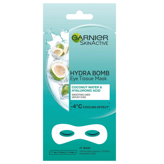 גרנייה Garnier Eye Mask Coconut - מסכת טישו עיניים סקין אקטיב קוקוס-GLAM42
