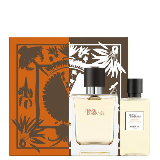 Hermes Terre D'Hermes Edt 50Ml + Showe gel 40Ml Set מארז בושם הרמס לגבר-GLAM42