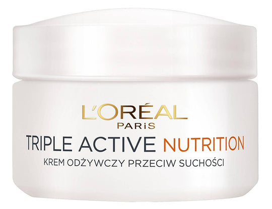 L'Oreal Paris Triple Activ Day Nutrition 50 - קרם לחות פעולה משולשת נוטרישן 50 מ"ל-GLAM42